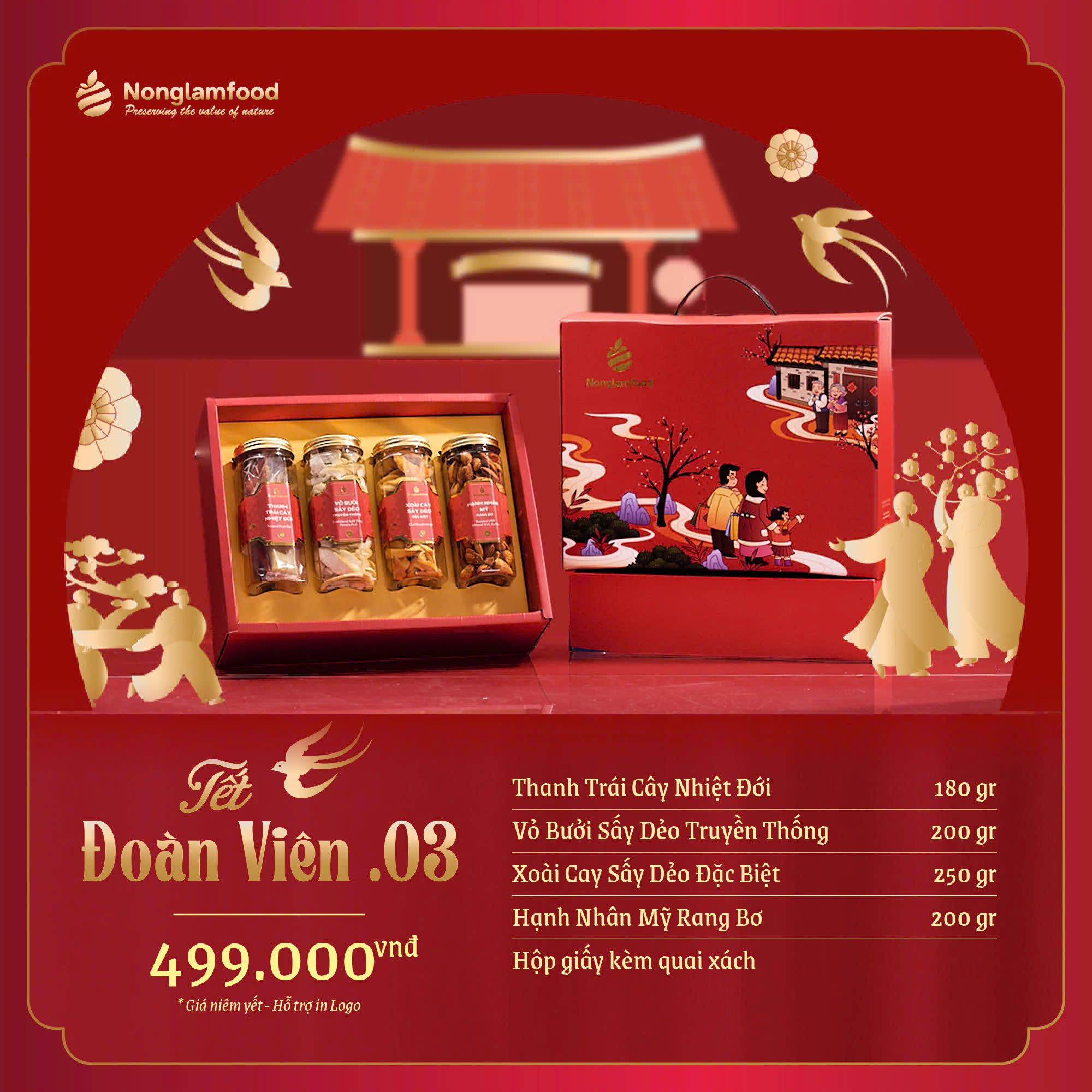 SET QUÀ TẾT ĐOÀN VIÊN 03 | BTS QUÀ TẾT DOANH NGHIỆP 2025 NONGLAMFOOD 5